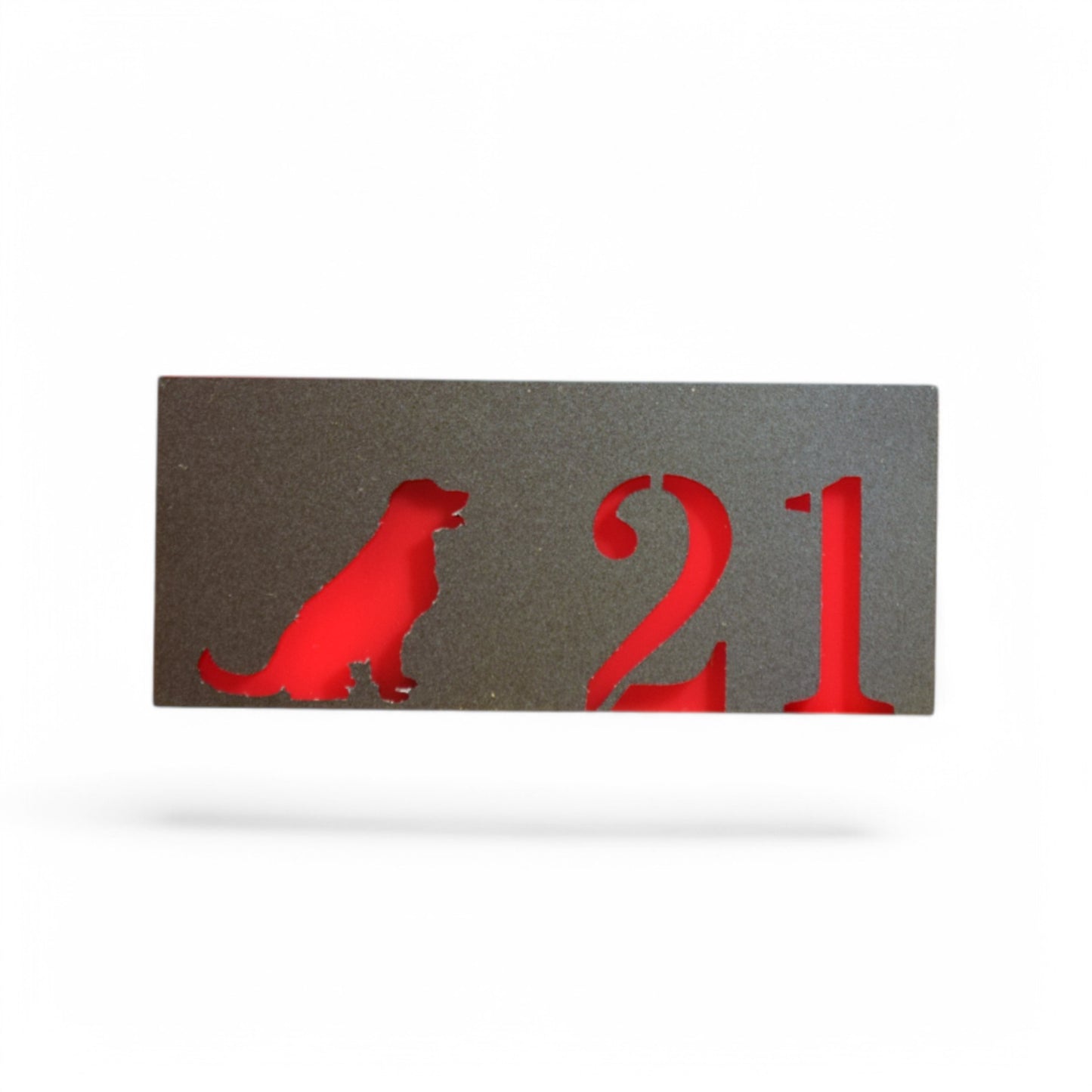 Număr Casă din Plexiglas Premium-Plăcuță Adresă în 7 Culori, Design Modern, Montaj Ușor